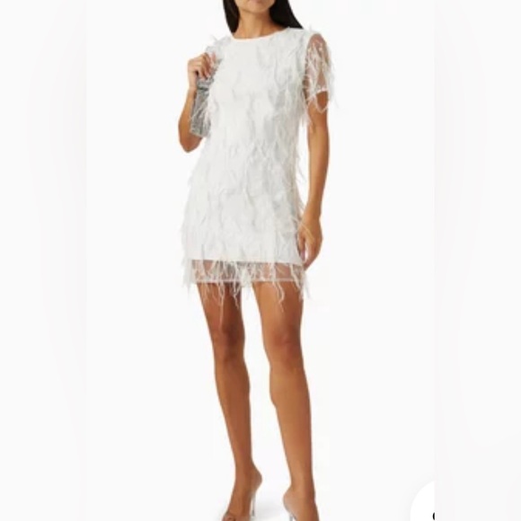 Milly Cream Sheath Dress with Flutter Sleeves